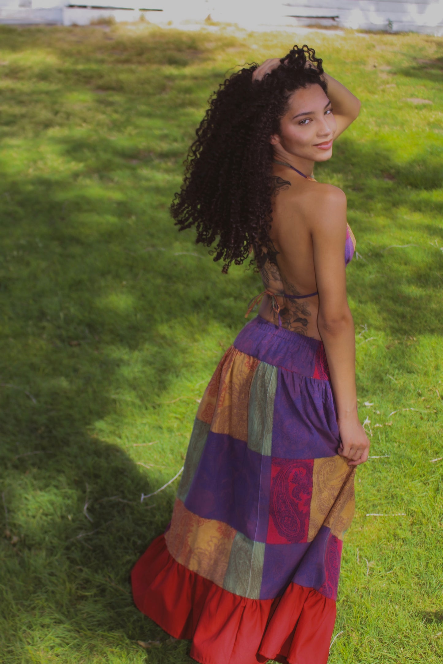 “MAGELLANICA” Backless Halter Top