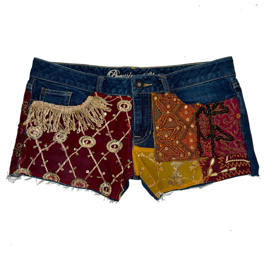 “RUBY” Embellished Mini Shorts